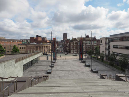 LIVERPOOL, UK - CIRCA JUNE 2016: View of the city of Liverpoolのeditorial素材