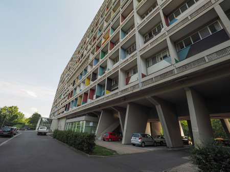BERLIN, GERMANY - CIRCA JUNE 2016: The Corbusier Haus designed by Le Corbusier in 1957