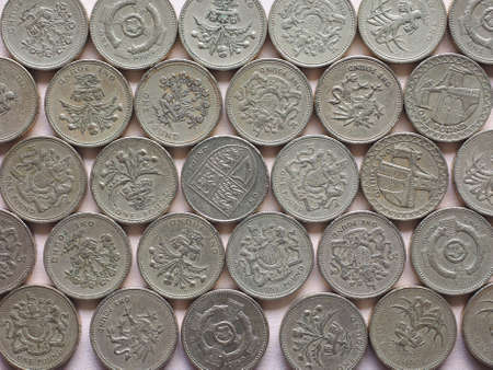 British Pound coins currency of the United Kingdom