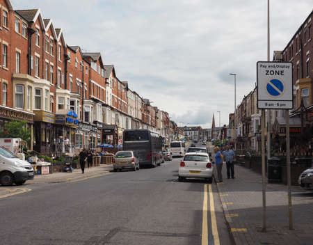 BLACKPOOL, UK - CIRCA JUNE 2016: View of the cityのeditorial素材