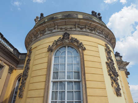 POTSDAM, GERMANY - CIRCA JUNE 2016: Schloss Sanssouci royal summer palace of Frederick the Great King of Prussiaのeditorial素材