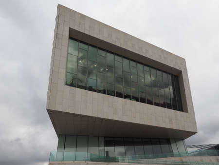 LIVERPOOL, UK - CIRCA JUNE 2016: The Museum of Liverpool designed by Danish architects 3XN at Pier Head part of Liverpool Maritime Mercantile Cityのeditorial素材