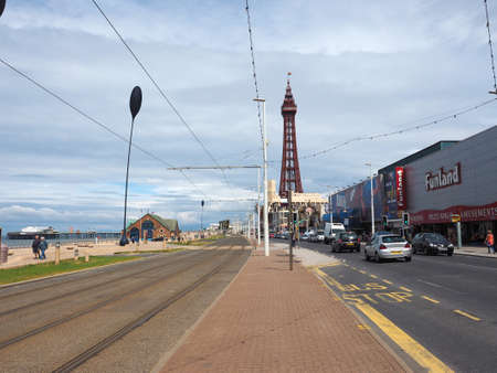 BLACKPOOL, UK - CIRCA JUNE 2016: View of the cityのeditorial素材