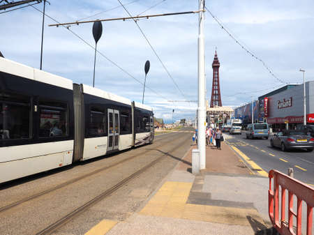 BLACKPOOL, UK - CIRCA JUNE 2016: View of the cityのeditorial素材