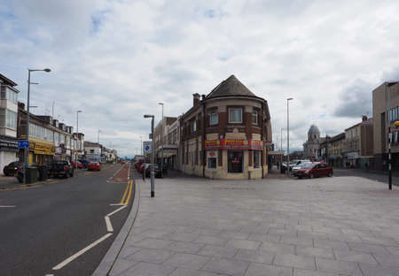 BLACKPOOL, UK - CIRCA JUNE 2016: View of the cityのeditorial素材