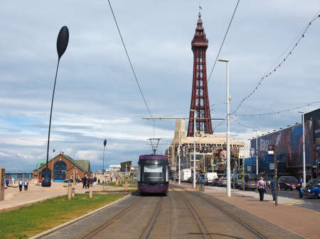 BLACKPOOL, UK - CIRCA JUNE 2016: View of the cityのeditorial素材