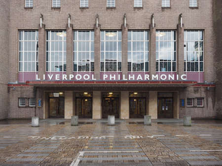 LIVERPOOL, UK - CIRCA JUNE 2016: Liverpool Philharmonic Hallのeditorial素材