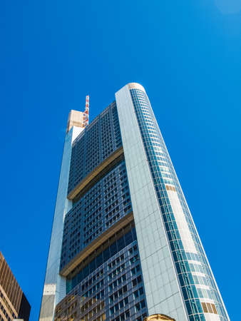 High dynamic range HDR City of Frankfurt am Main in Germanyのeditorial素材