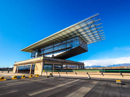 TURIN, ITALY - CIRCA MARCH 2016: Pinacoteca Agnelli art gallery designed by Renzo Piano at Lingotto former Fiat car factory (HDR)のeditorial素材
