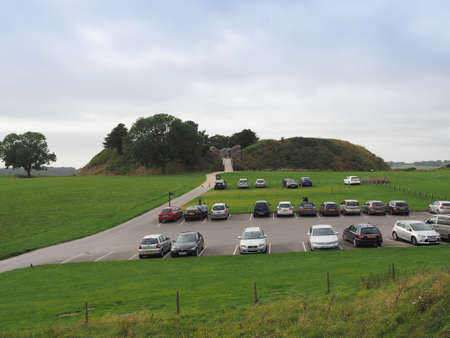 SALISBURY, UK - CIRCA SEPTEMBER 2016: Ruins of Old Sarum castle