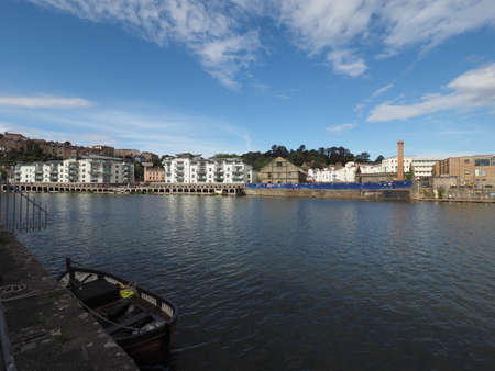 BRISTOL, UK - CIRCA SEPTEMBER 2016: Bristol Harbour (part of Port of Bristol)のeditorial素材