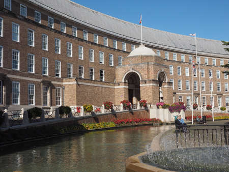 BRISTOL, UK - CIRCA SEPTEMBER 2016: Bristol City Hall (formerly the Council House)のeditorial素材