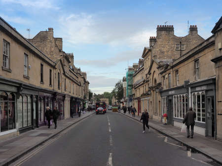 BATH, UK - CIRCA SEPTEMBER 2016: Tourists visiting the city of Bathのeditorial素材