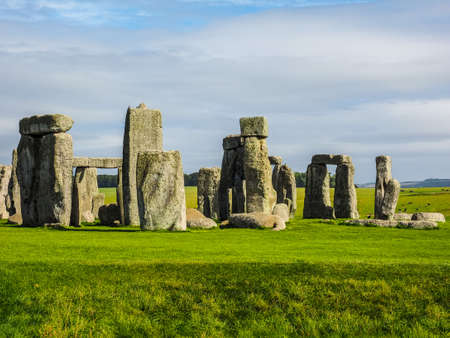 WILTSHIRE, UK - CIRCA SEPTEMBER 2016: HDR Ruins of Stonehenge prehistoric megalithic stone monumentのeditorial素材