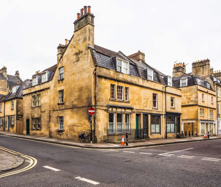 HDR View of the city in Bath, UKのeditorial素材