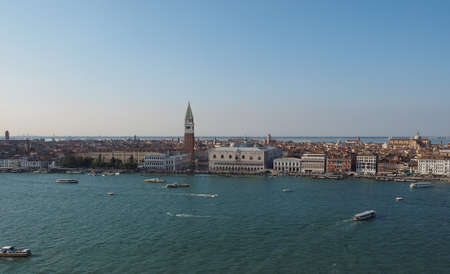 Piazza San Marco (meaning St Mark square) in Venice, Italyの写真素材