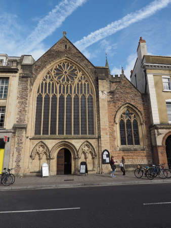 BRISTOL, UK - CIRCA SEPTEMBER 2016: St Mark Lord Mayor Chapel on College Greenのeditorial素材