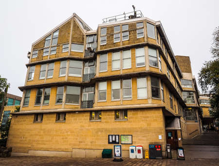 BATH, UK - CIRCA SEPTEMBER 2016: HDR Department of Architecture and Civil Engineering at University of Bath designed by Peter and Alison Smithson architectsのeditorial素材