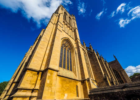 HDR Bristol Cathedral (formally the Cathedral Church of the Holy and Undivided Trinity) in Bristol, UKのeditorial素材
