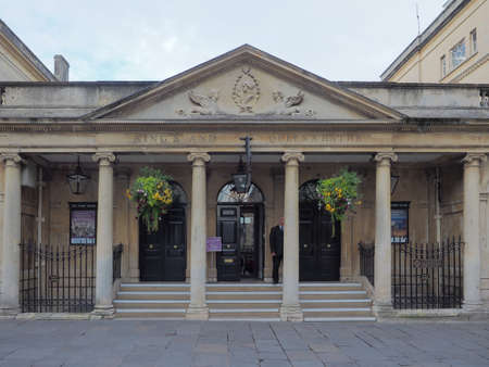 BATH, UK - CIRCA SEPTEMBER 2016: Roman Baths ancient spaのeditorial素材