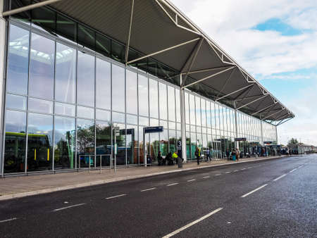 BRISTOL, UK - CIRCA OCTOBER 2016: HDR Bristol International Airportのeditorial素材