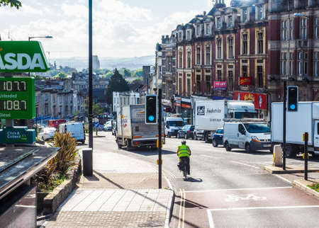 BRISTOL, UK - CIRCA SEPTEMBER 2016: HDR View of the city of Bristolのeditorial素材