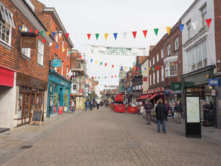 SALISBURY, UK - CIRCA SEPTEMBER 2016: View of the city of Salisburyのeditorial素材