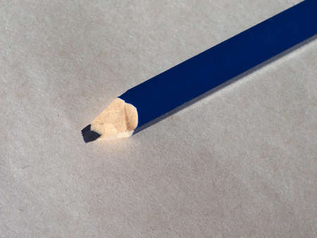 Carpenter pencil (aka carpentry pencil) used by buildersの写真素材