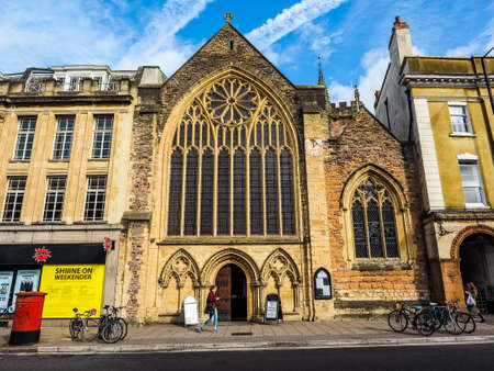 BRISTOL, UK - CIRCA SEPTEMBER 2016: HDR St Mark Lord Mayor Chapel on College Greenのeditorial素材