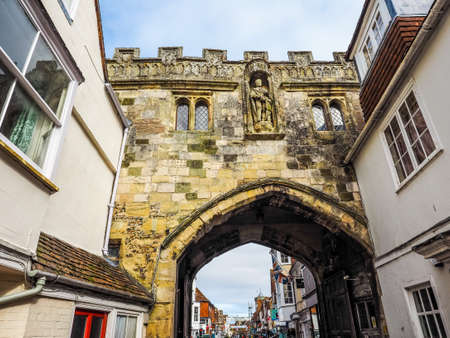 SALISBURY, UK - CIRCA SEPTEMBER 2016: HDR View of the city of Salisbury