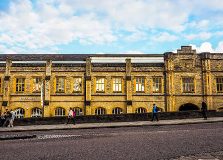 BRISTOL, UK - CIRCA SEPTEMBER 2016: HDR Bristol Temple Meads railway station designed by Brunel in 1840s and extended in 1870sのeditorial素材