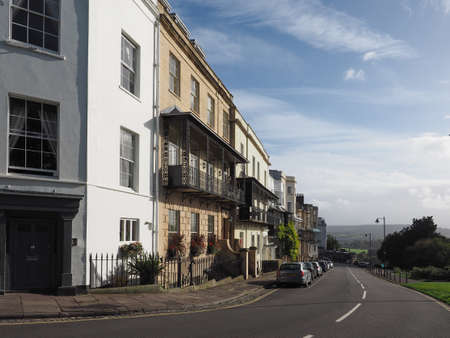 BRISTOL, UK - CIRCA SEPTEMBER 2016: View of Clifton hill in Bristol
