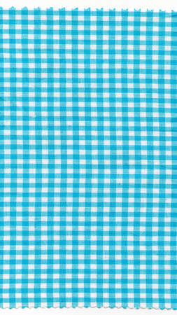 Cyan checker fabric cloth useful as a background - vertical