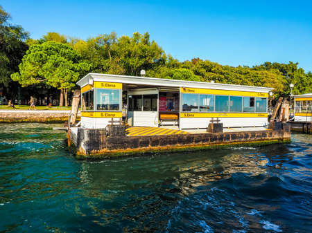 VENICE, ITALY - CIRCA SEPTEMBER 2016: HDR I Giardini (meaning Gardens)のeditorial素材