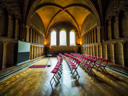BRISTOL, UK - CIRCA SEPTEMBER 2016: HDR Bristol Cathedral (formally the Cathedral Church of the Holy and Undivided Trinity)のeditorial素材