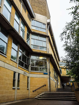 BATH, UK - CIRCA SEPTEMBER 2016: HDR Department of Architecture and Civil Engineering at University of Bath designed by Peter and Alison Smithson architectsのeditorial素材