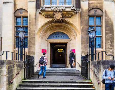 BRISTOL, UK - CIRCA SEPTEMBER 2016: HDR Bristol Central Libraryのeditorial素材