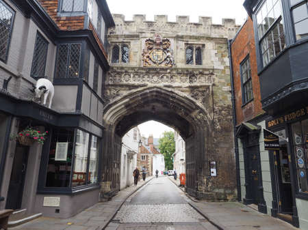 SALISBURY, UK - CIRCA SEPTEMBER 2016: View of the city of Salisburyのeditorial素材