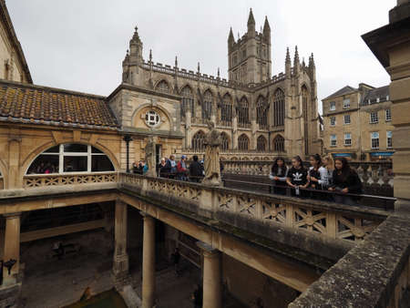 BATH, UK - CIRCA SEPTEMBER 2016: Roman Baths ancient spa