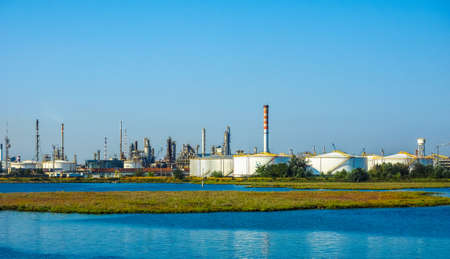 VENICE, ITALY - CIRCA SEPTEMBER 2016: HDR Marghera industrial area (aka Porto Marghera)のeditorial素材