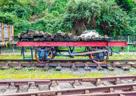 BRISTOL, UK - CIRCA SEPTEMBER 2016: HDR Vintage trains at Bristol Harbour (part of Port of Bristol)