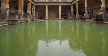 BATH, UK - CIRCA SEPTEMBER 2016: Roman Baths ancient spa
