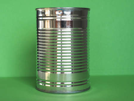 a tin can for canned food conservation food