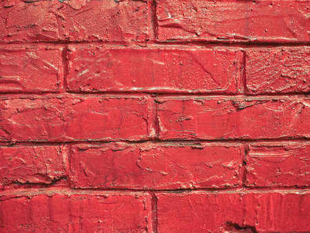 red brick wall useful as a background
