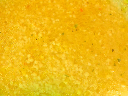 grattini egg pasta soup with olive oil in a dishの写真素材