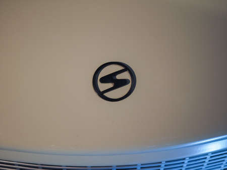 TURIN, ITALY - CIRCA JANUARY 2017: Trabant logo on vintage car at Museo Nazionale dell Automobile...