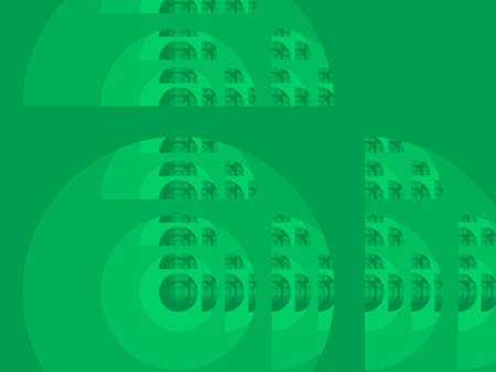 Spring_green abstract fractal illustration useful as a backgroundの写真素材
