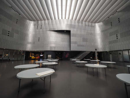 TURIN, ITALY - CIRCA JANUARY 2017: Museo Nazionale dell Automobile (meaning National Automobile Museum car museum)のeditorial素材