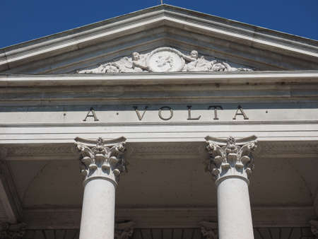 Tempio Voltiano (Volta Temple) museum dedicated to scientist Alessandro Volta inventor of the...