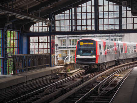 HAMBURG, GERMANY - CIRCA MAY 2017: S-Bahn (S-Train) rapid transit systemのeditorial素材